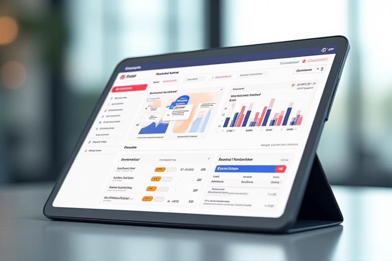 Product dashboard interface showing real-time expenses